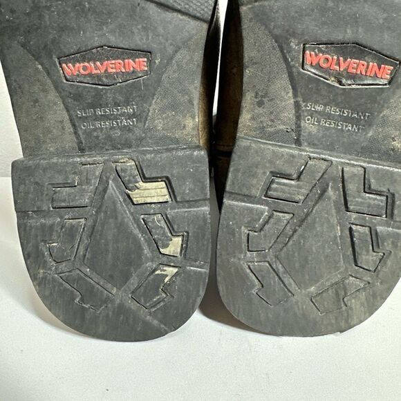 Wolverine Mens Leather Rancher Steel Toe Work Boot Size 10,5M See Notes - Picture 13 of 16